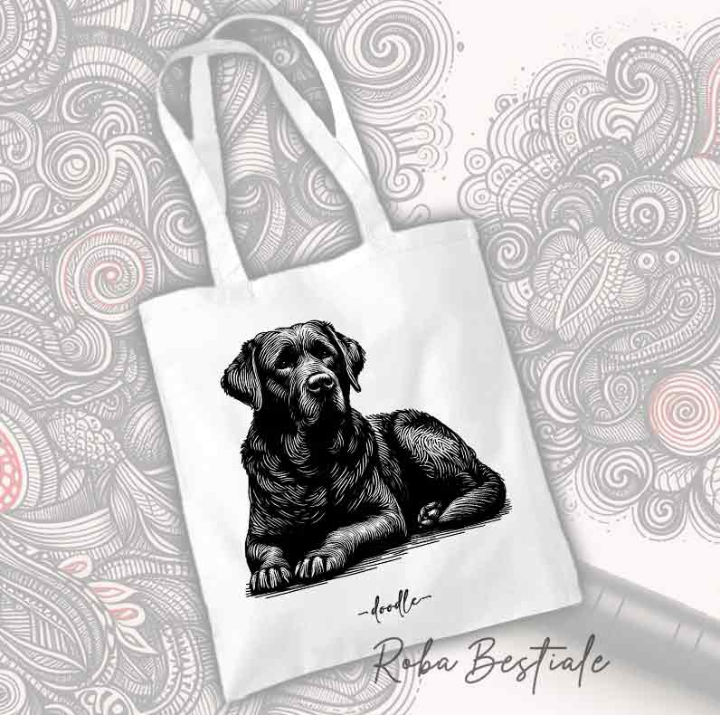 DOODLE Shopper - LABRADOR RETRIEVER Black