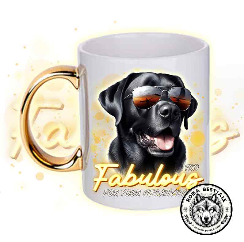 Tazza TOO FABULOUS - LABRADOR RETRIEVER Nero