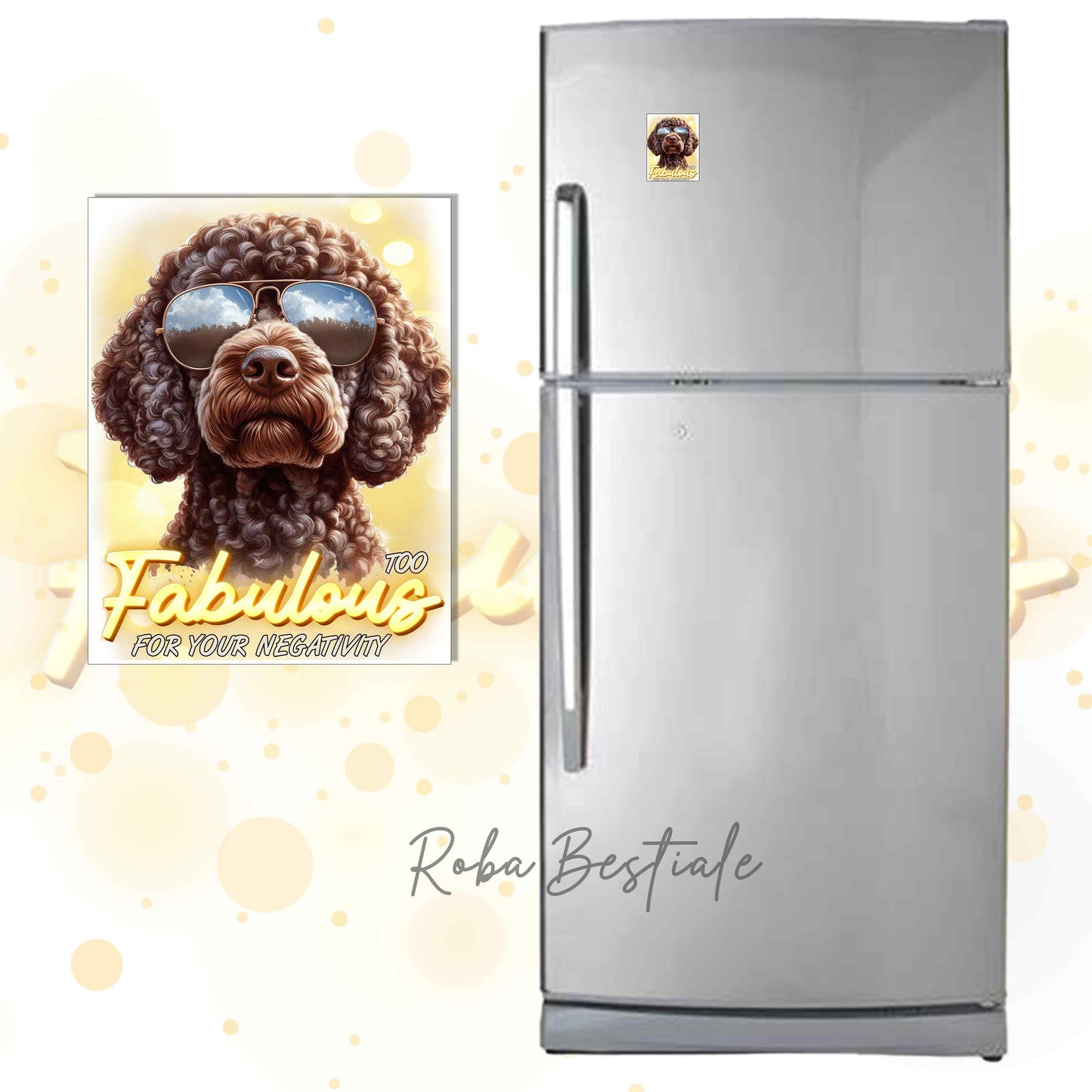 TOO FABULOUS Magnet - LAGOTTO ROMAGNOLO Brown