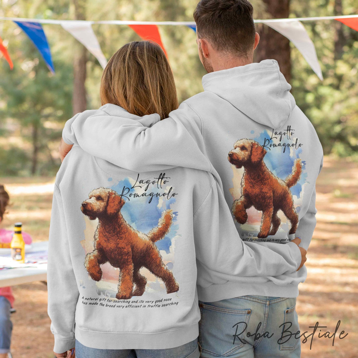 Felpa BEHAVIOR - LAGOTTO ROMAGNOLO Arancio - Standard FCI - Unisex - Grigia - dalla XS alla 3XL