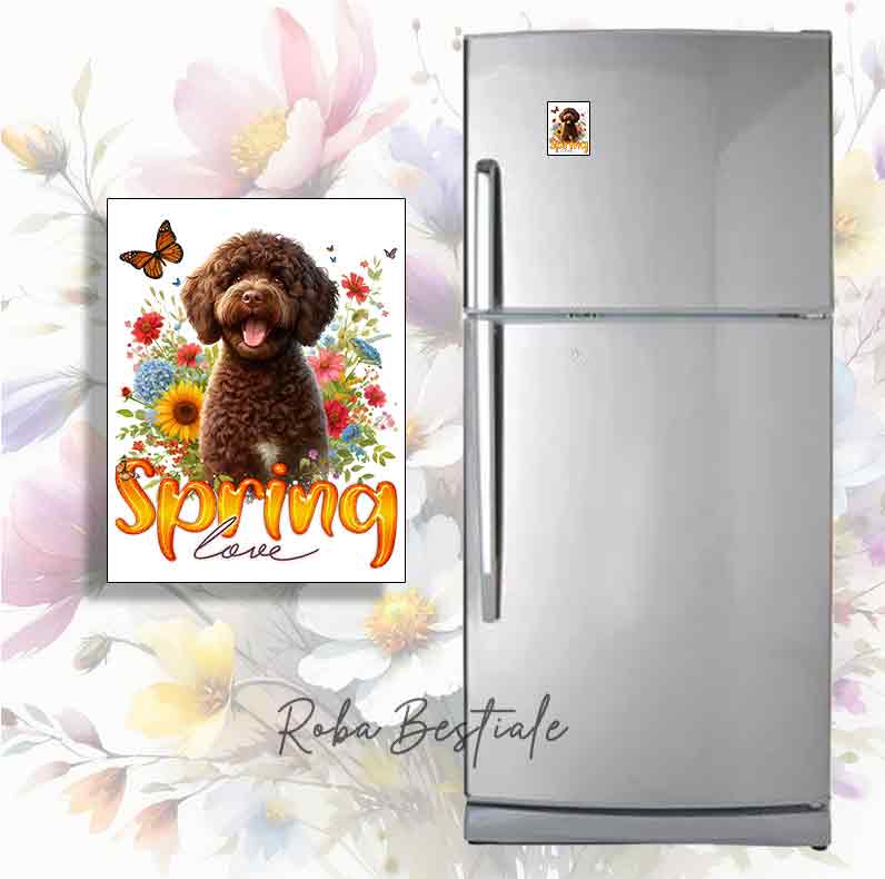 SPRING LOVE Magnet - LAGOTTO ROMAGNOLO Brown