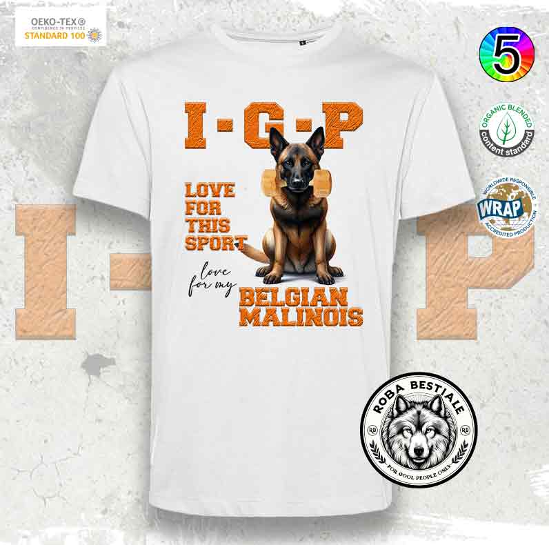 T-Shirt IGP LOVE - PASTORE BELGA MALINOIS