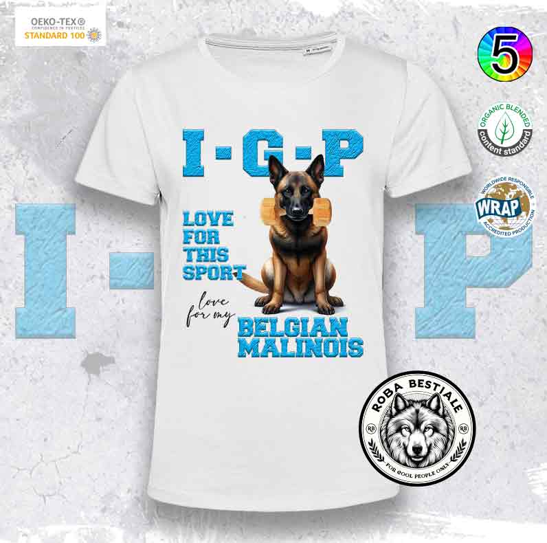 T-Shirt IGP LOVE - PASTORE BELGA MALINOIS