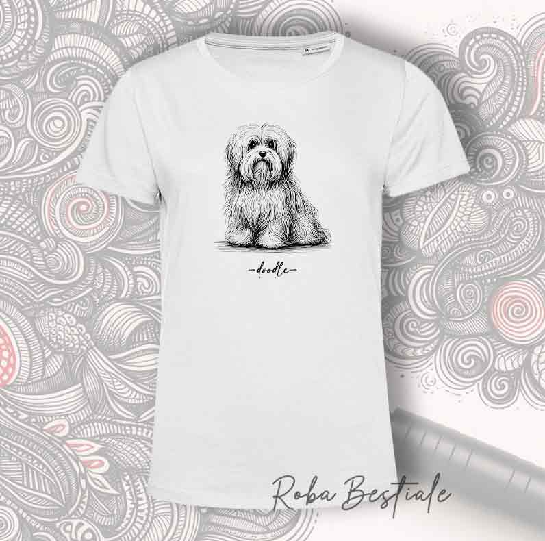 T-Shirt DOODLE - MALTESE