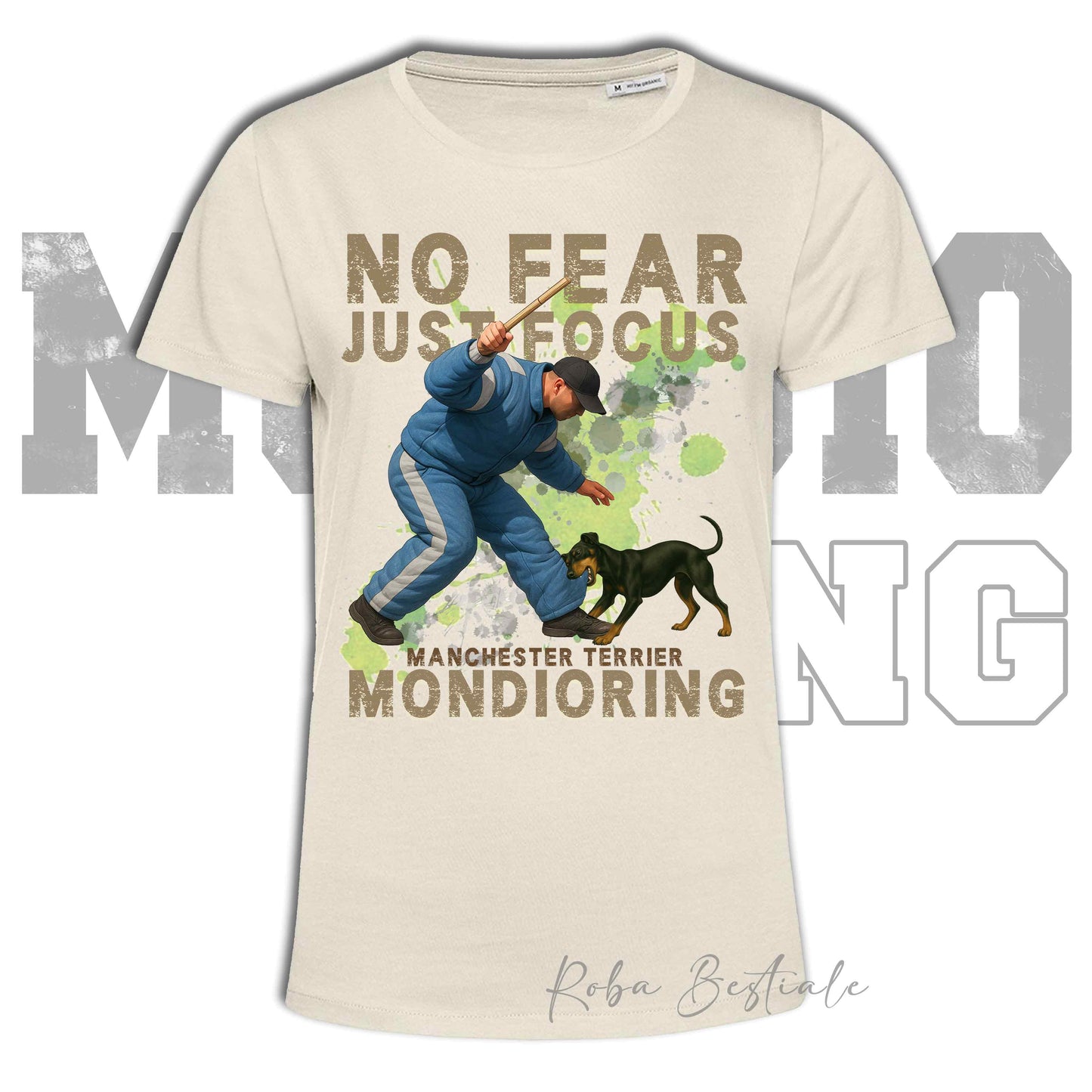 T-Shirt MONDIORING2 - MANCHESTER TERRIER - Uomo o Donna - dalla XS alla 5XL