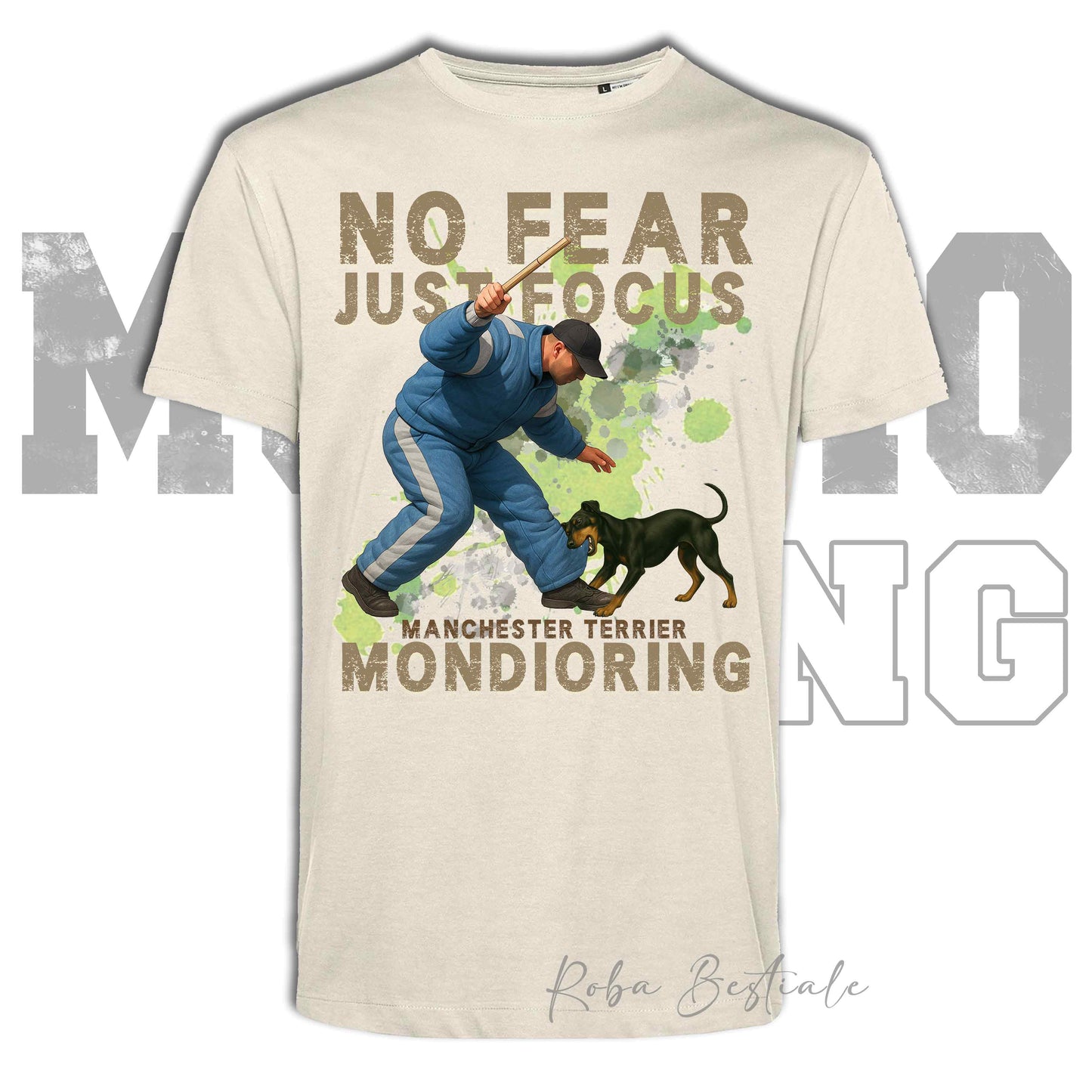 T-Shirt MONDIORING2 - MANCHESTER TERRIER - Uomo o Donna - dalla XS alla 5XL