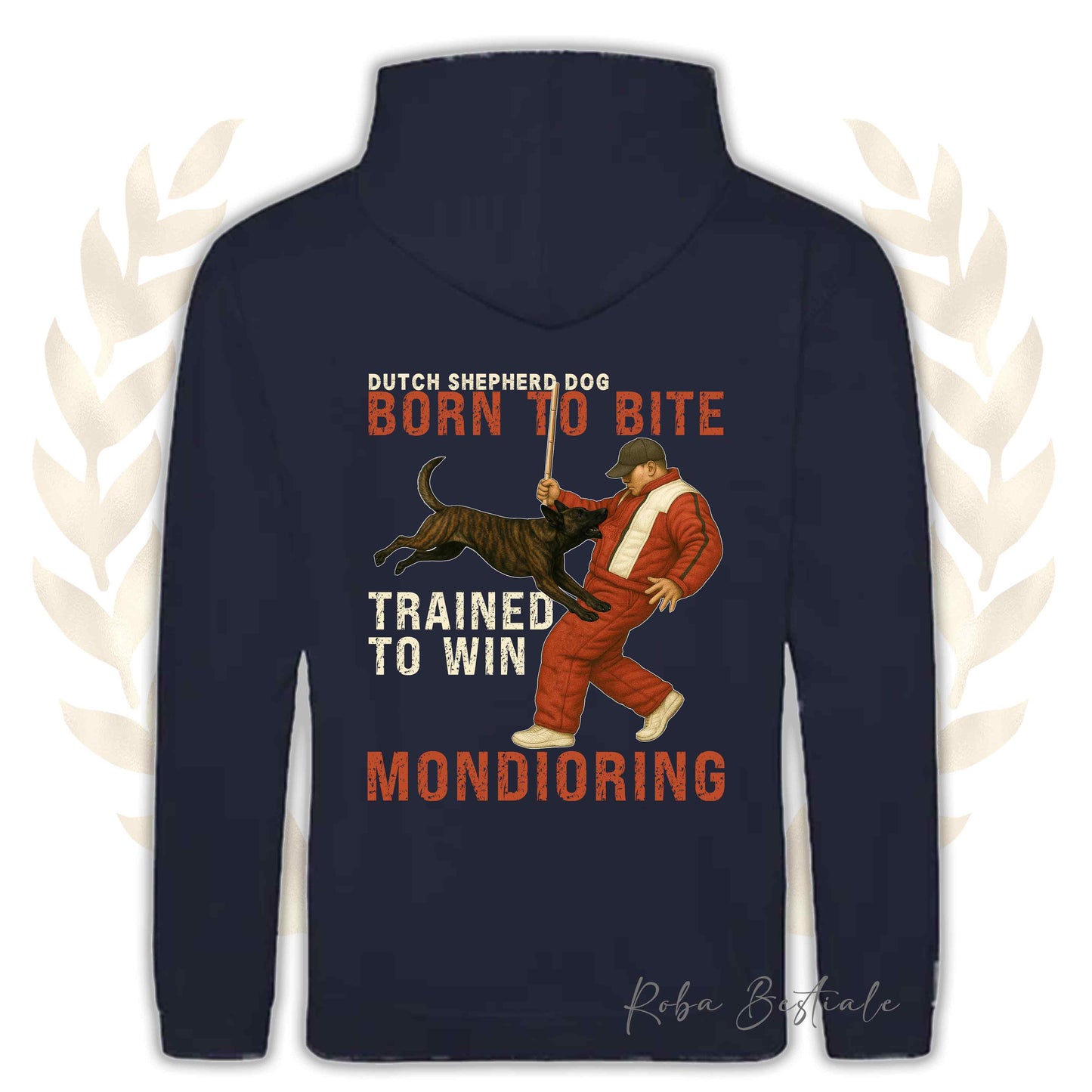 Felpa MONDIO ATTACK - PASTORE OLANDESE - Cappuccio e Tasconi, Unisex, in tanti colori - dalla XS alla 5XL