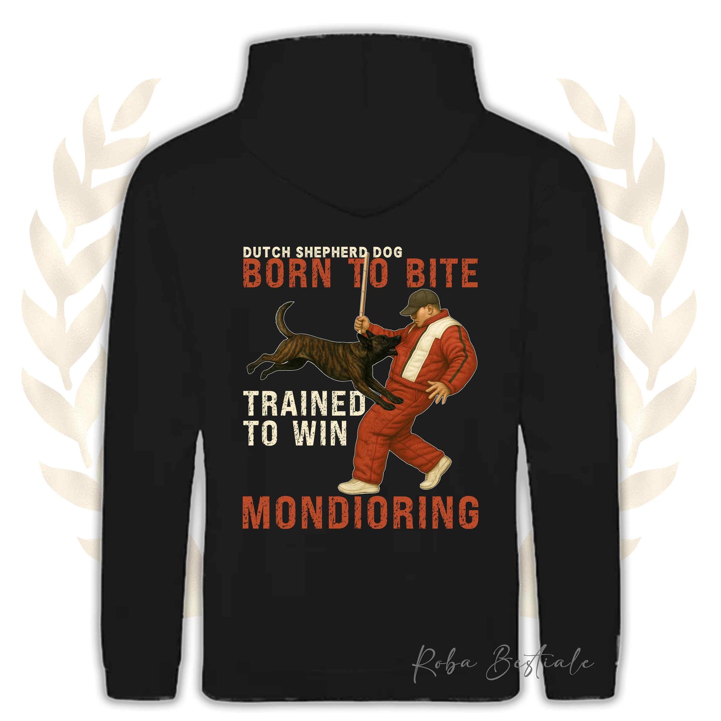 Felpa MONDIO ATTACK - PASTORE OLANDESE - Cappuccio e Tasconi, Unisex, in tanti colori - dalla XS alla 5XL