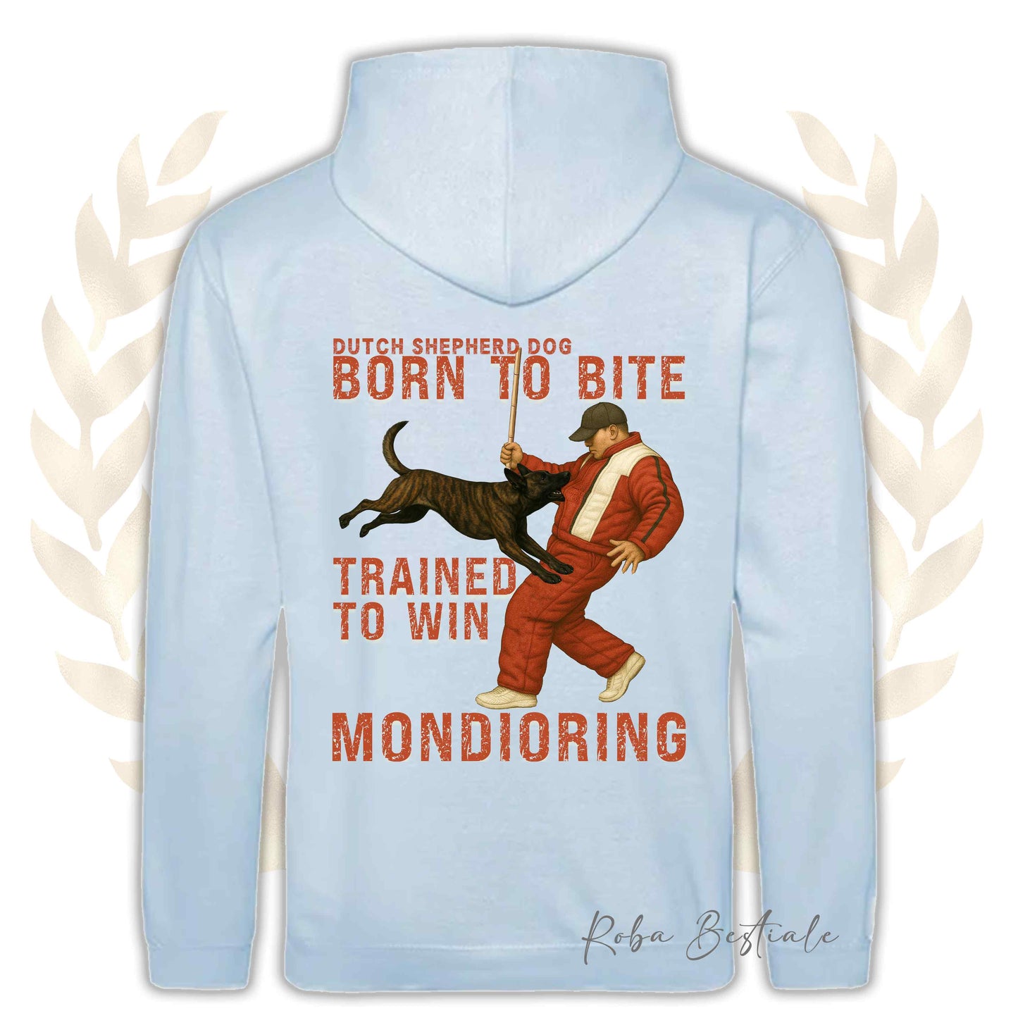 Felpa MONDIO ATTACK - PASTORE OLANDESE - Cappuccio e Tasconi, Unisex, in tanti colori - dalla XS alla 5XL