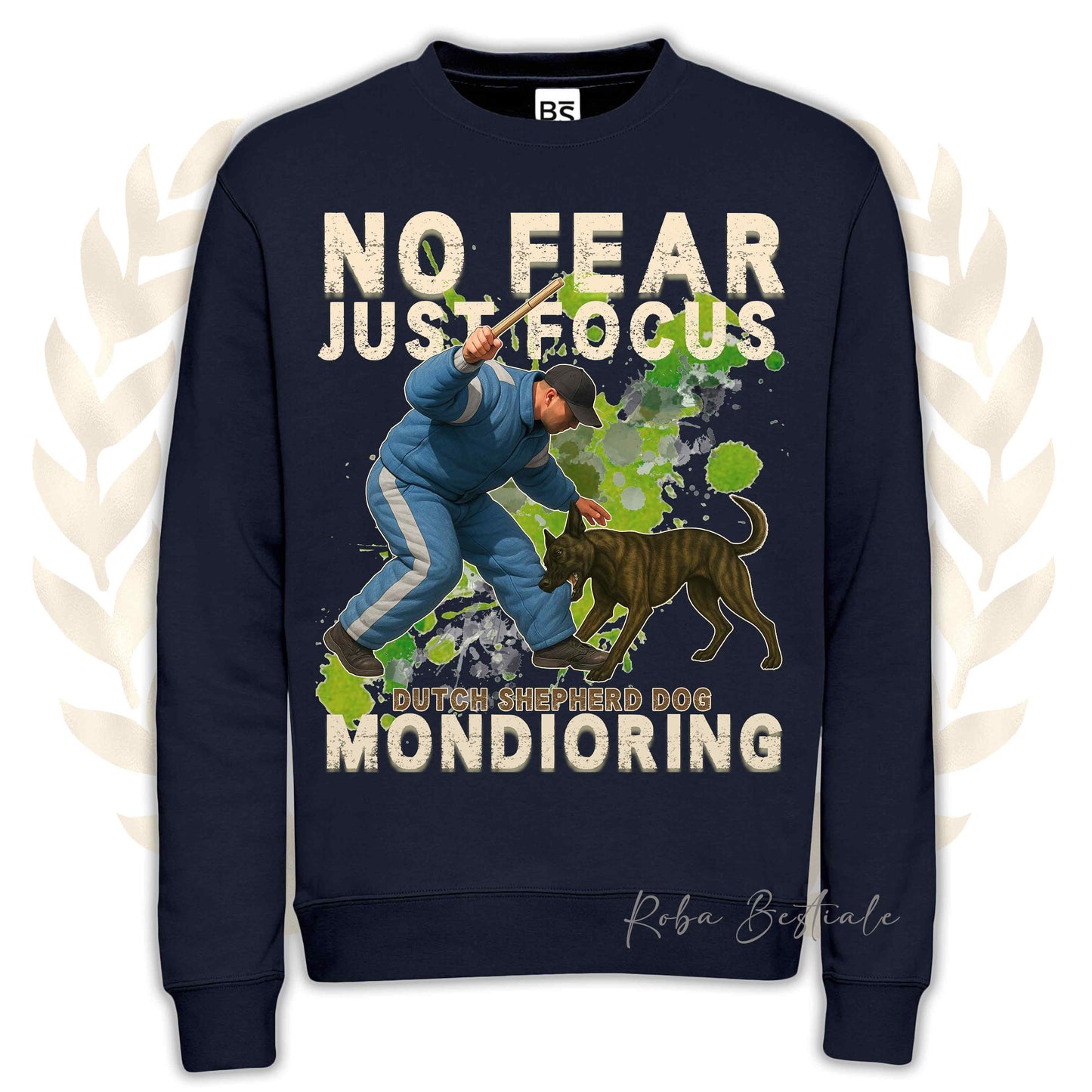 Felpa MONDIO ATTACK2 - PASTORE OLANDESE - Girocollo, Unisex, in tanti colori! - dalla XS alla 3XL
