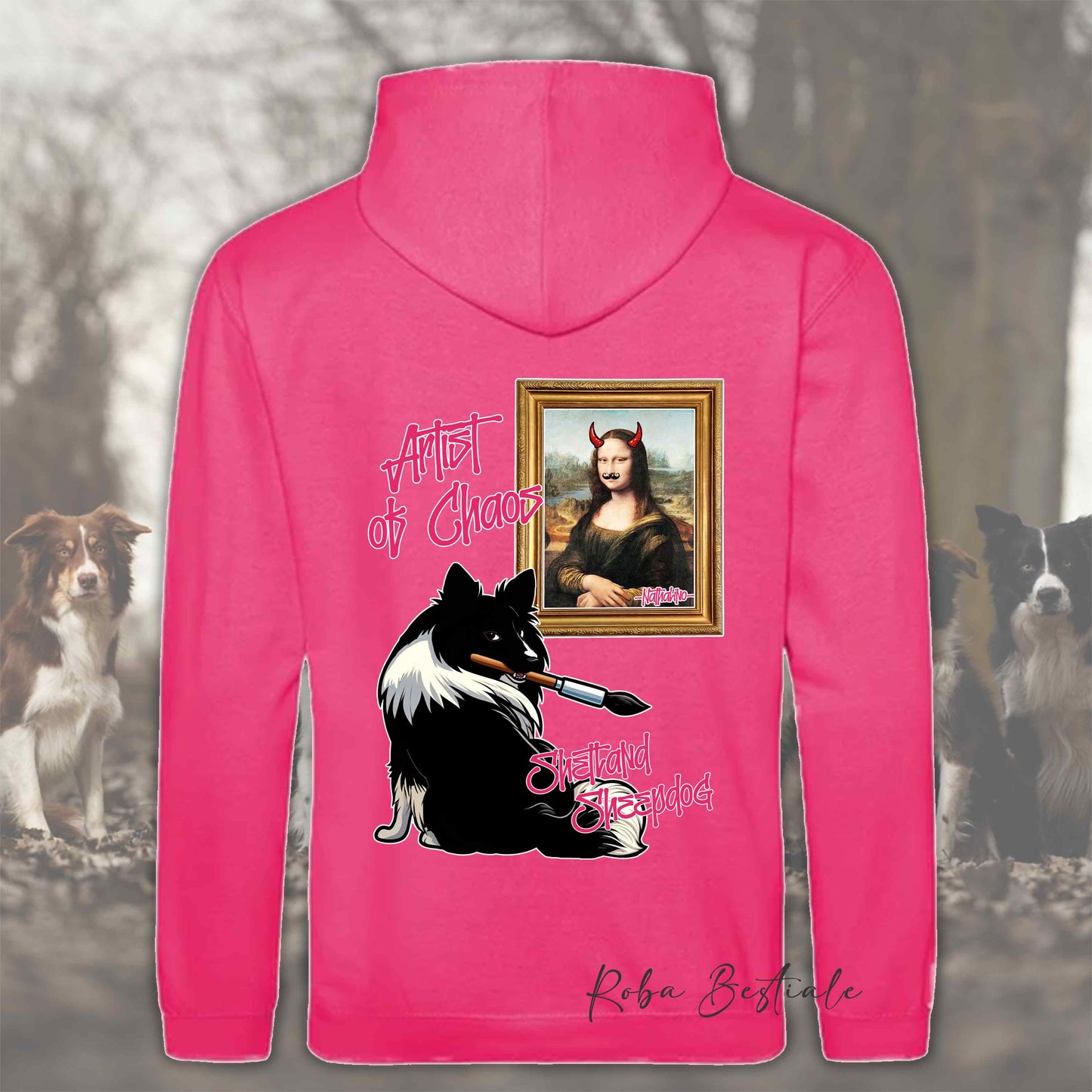 Felpa BONO91 - NHATALINO - Con Cappuccio e Tasconi, Unisex, in tanti colori - dalla XS alla 5XL
