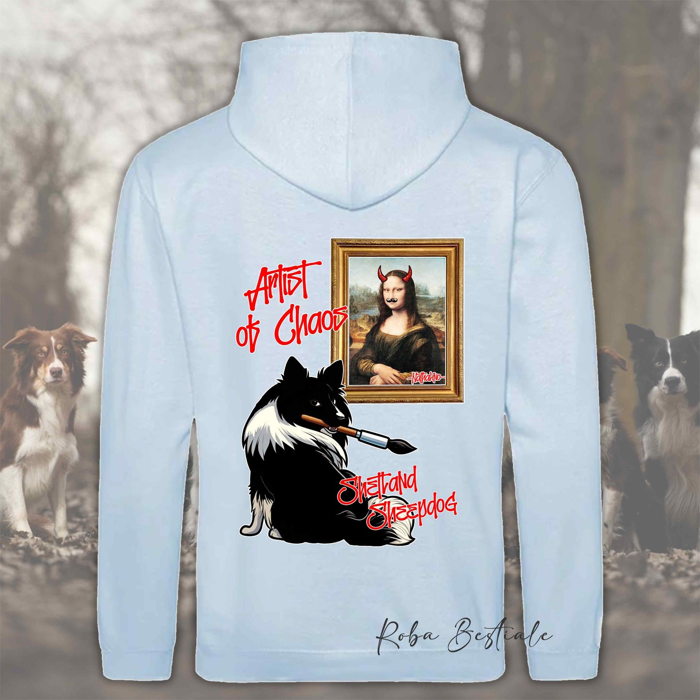 Felpa BONO91 - NHATALINO - Con Cappuccio e Tasconi, Unisex, in tanti colori - dalla XS alla 5XL