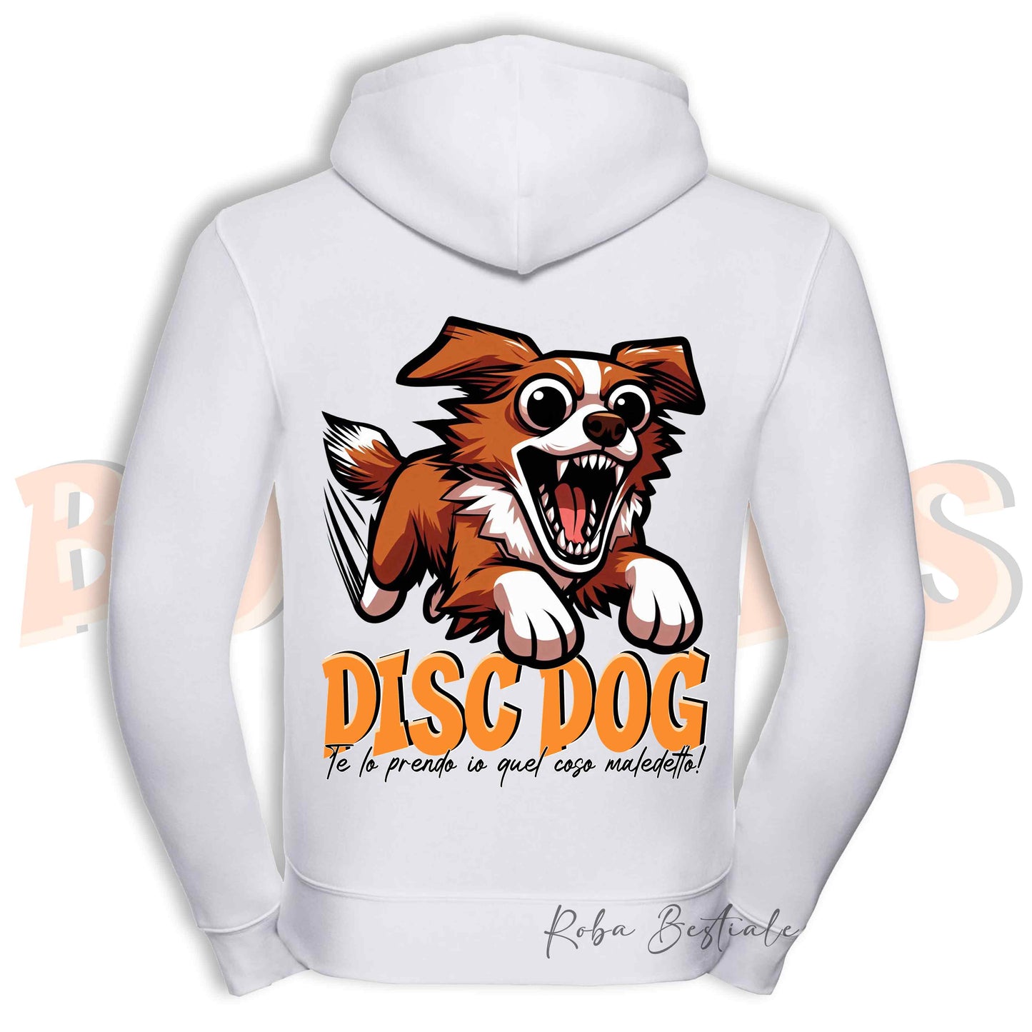 Felpa BONKERS - NOVA SCOTIA DUCK TOLLING RETRIEVER - Con Cappuccio e Full Zip, Uomo o Donna, in tanti colori - dalla XS alla 5XL