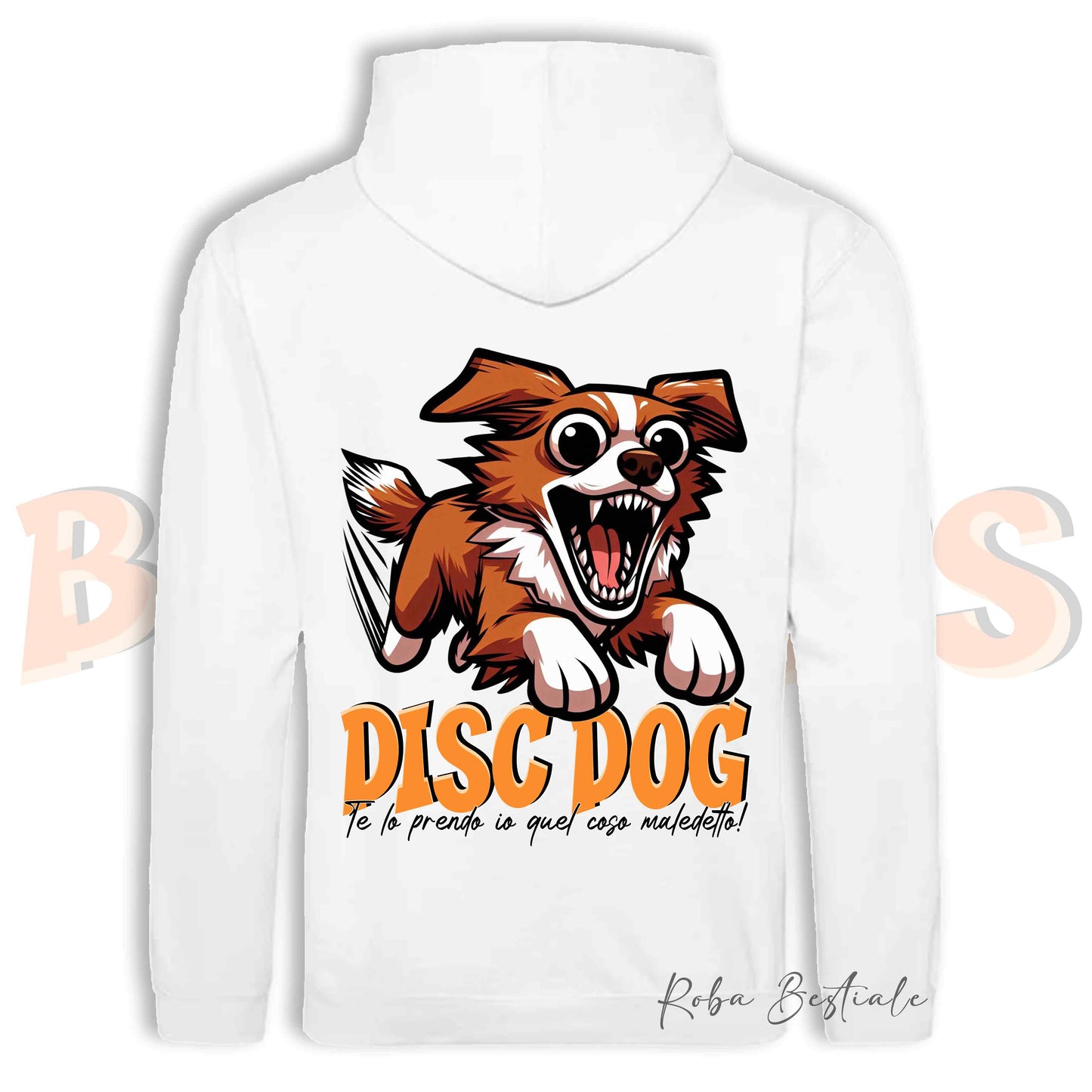Felpa BONKERS - NOVA SCOTIA DUCK TOLLING RETRIEVER - Con Cappuccio e Tasconi, Unisex, in tanti colori - dalla XS alla 5XL