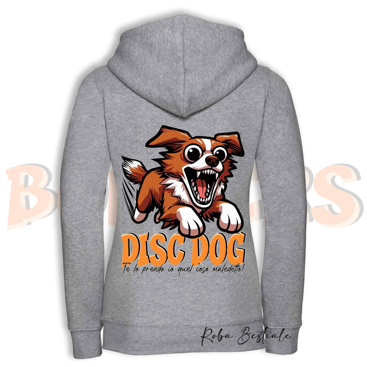Felpa BONKERS - NOVA SCOTIA DUCK TOLLING RETRIEVER - Con Cappuccio e Full Zip, Uomo o Donna, in tanti colori - dalla XS alla 5XL