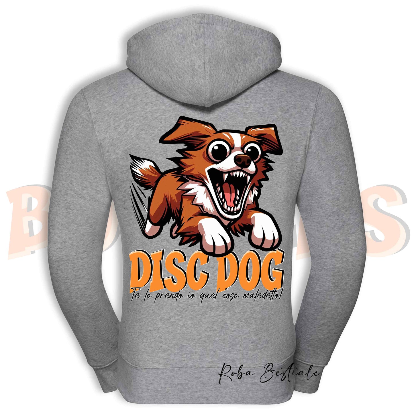 Felpa BONKERS - NOVA SCOTIA DUCK TOLLING RETRIEVER - Con Cappuccio e Full Zip, Uomo o Donna, in tanti colori - dalla XS alla 5XL