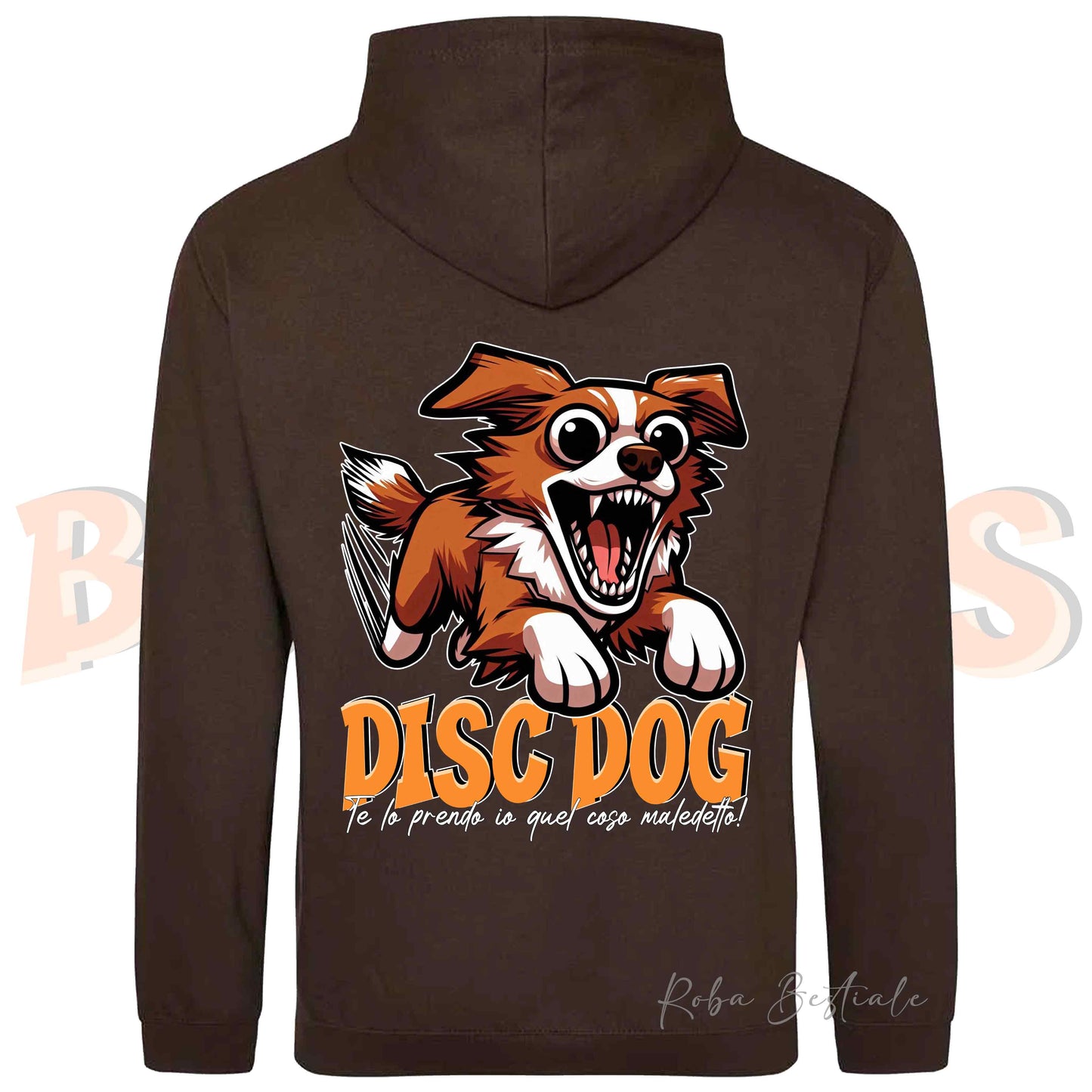 Felpa BONKERS - NOVA SCOTIA DUCK TOLLING RETRIEVER - Con Cappuccio e Tasconi, Unisex, in tanti colori - dalla XS alla 5XL