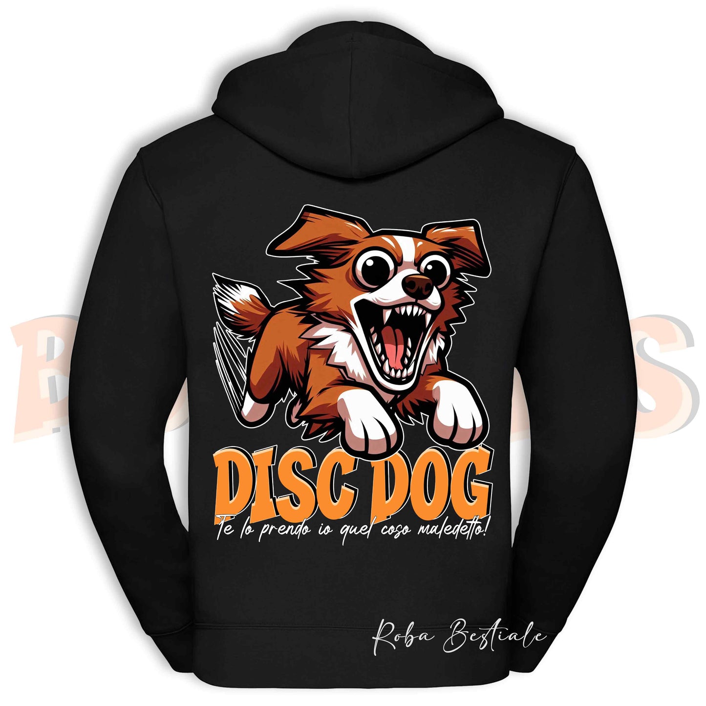 Felpa BONKERS - NOVA SCOTIA DUCK TOLLING RETRIEVER - Con Cappuccio e Full Zip, Uomo o Donna, in tanti colori - dalla XS alla 5XL