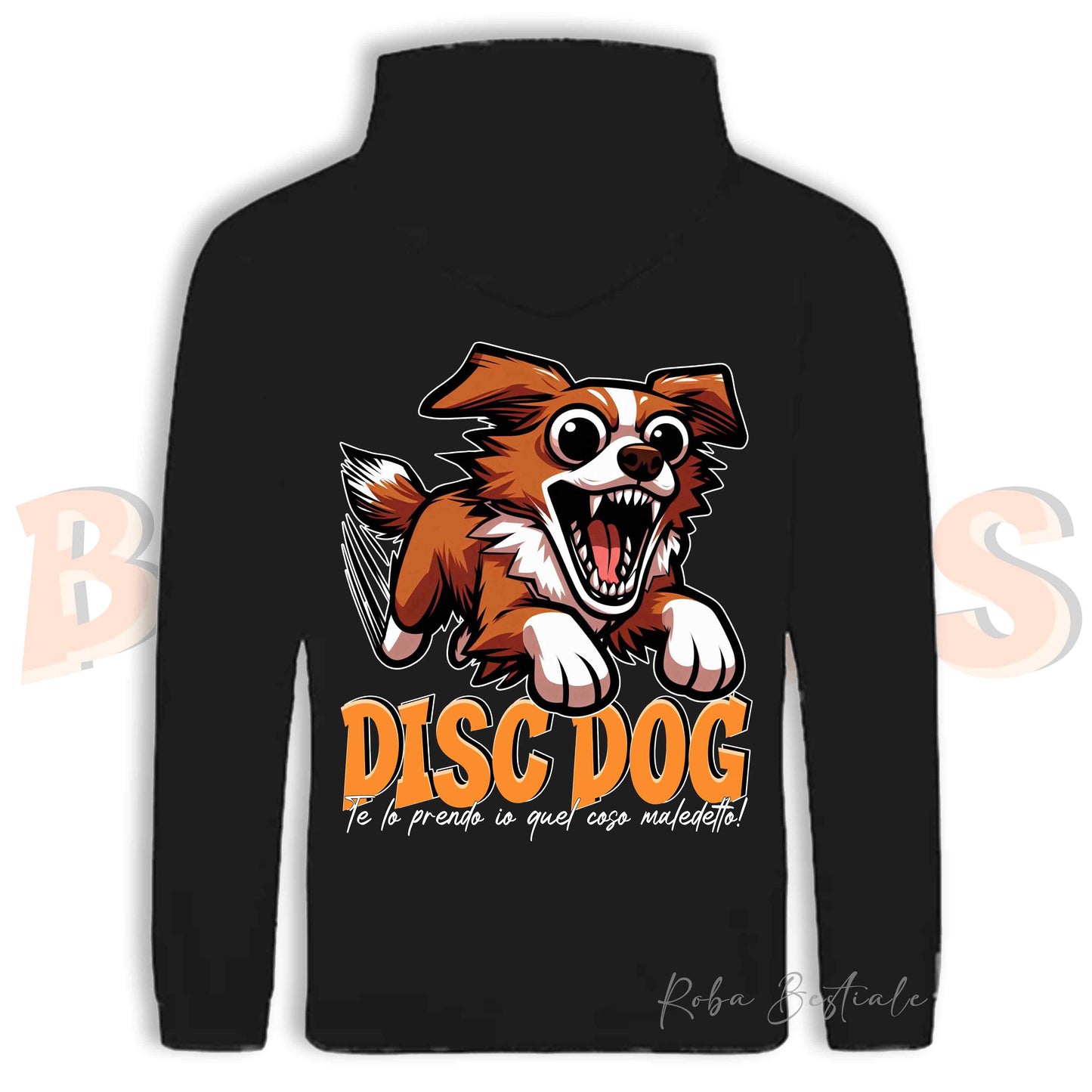 Felpa BONKERS - NOVA SCOTIA DUCK TOLLING RETRIEVER - Con Cappuccio e Tasconi, Unisex, in tanti colori - dalla XS alla 5XL