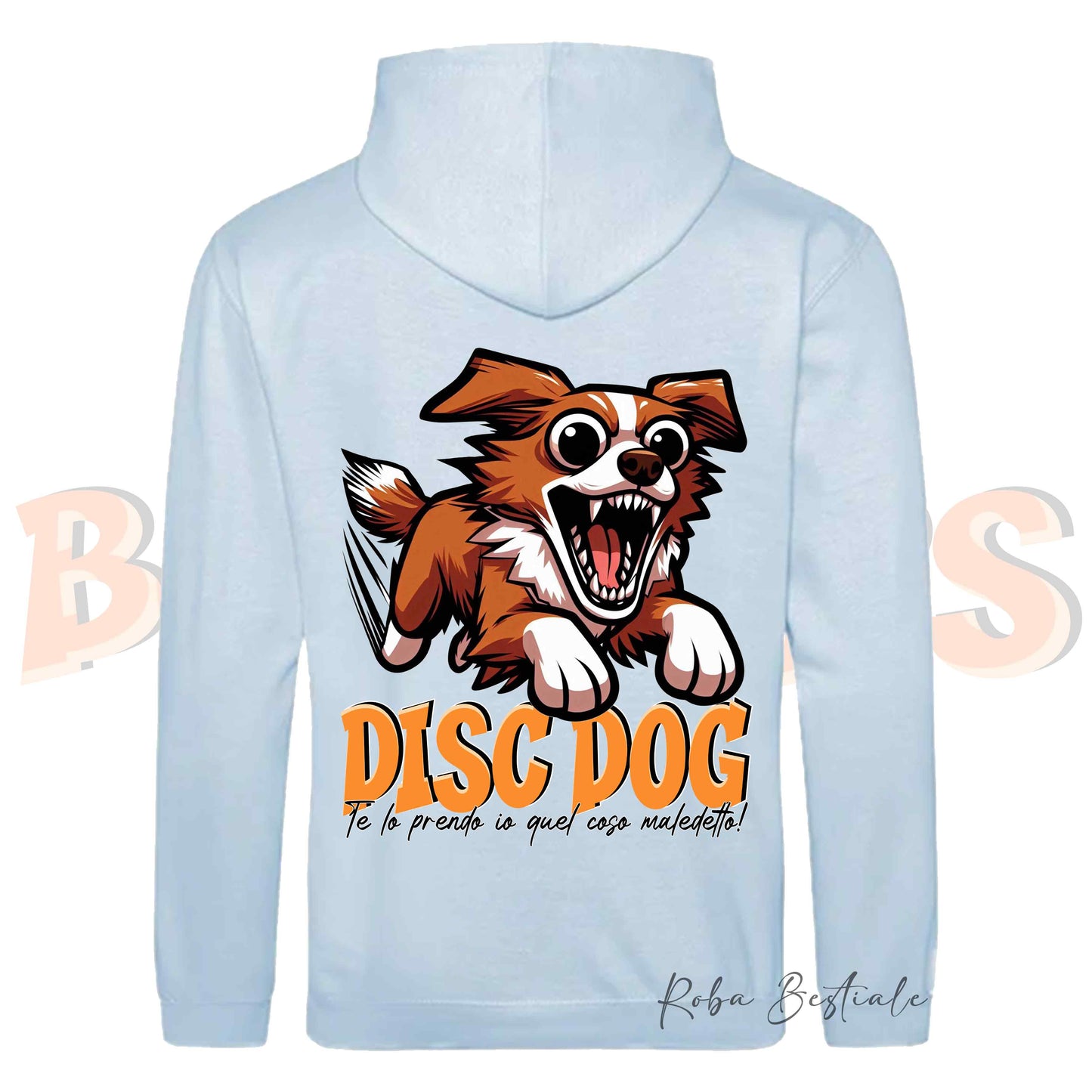 Felpa BONKERS - NOVA SCOTIA DUCK TOLLING RETRIEVER - Con Cappuccio e Tasconi, Unisex, in tanti colori - dalla XS alla 5XL