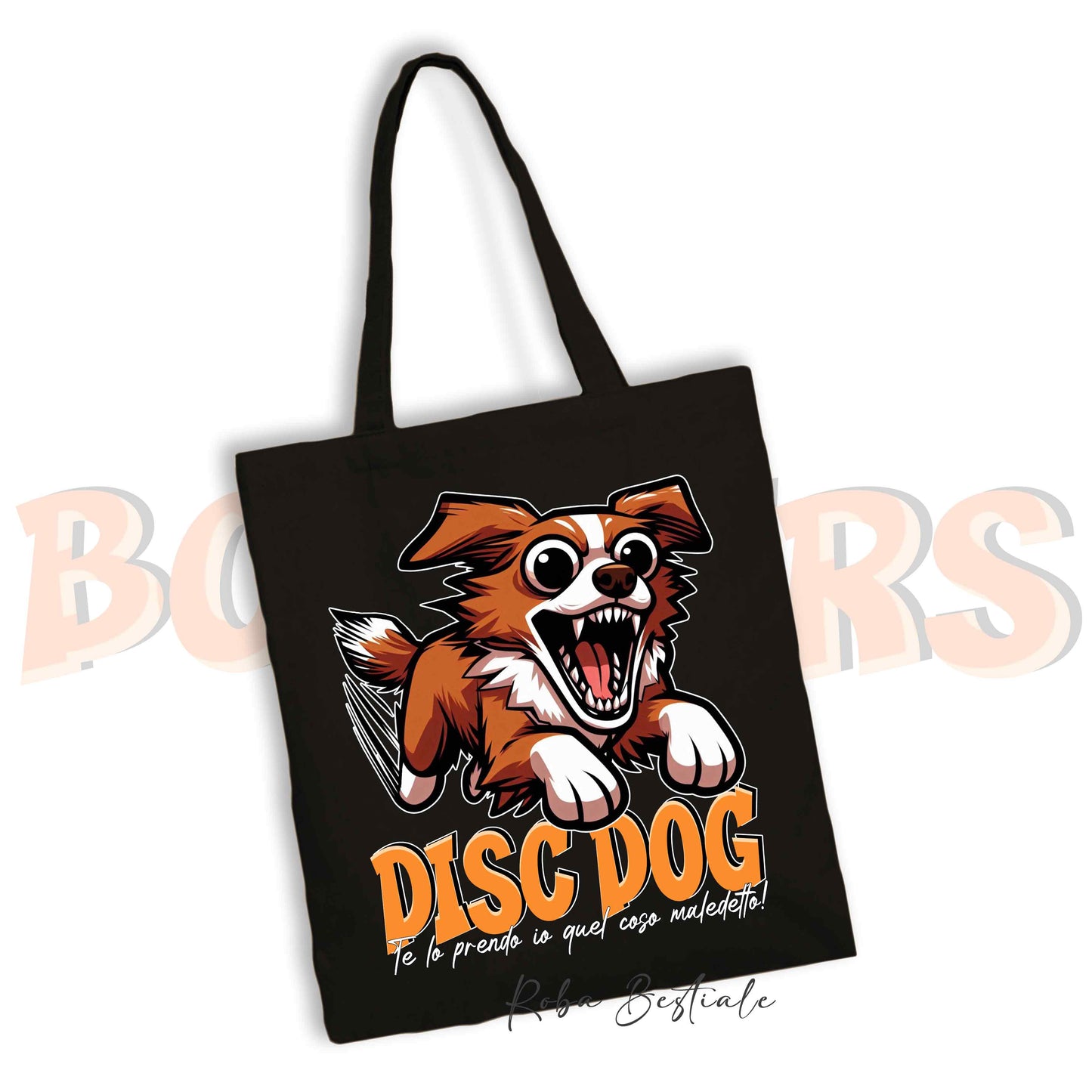 Shopper BONKERS - DISC DOG - NOVA SCOTIA DUCK TOLLING RETRIEVER - Diversi colori disponibili