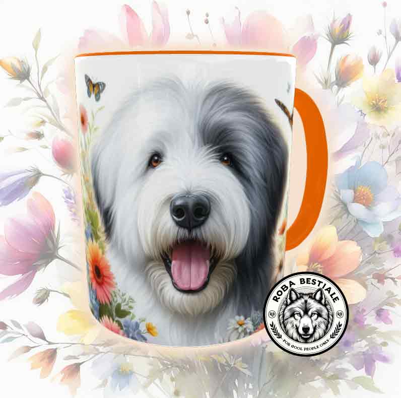 Tazza SPRING LOVE - OLD ENGLISH SHEEPDOG
