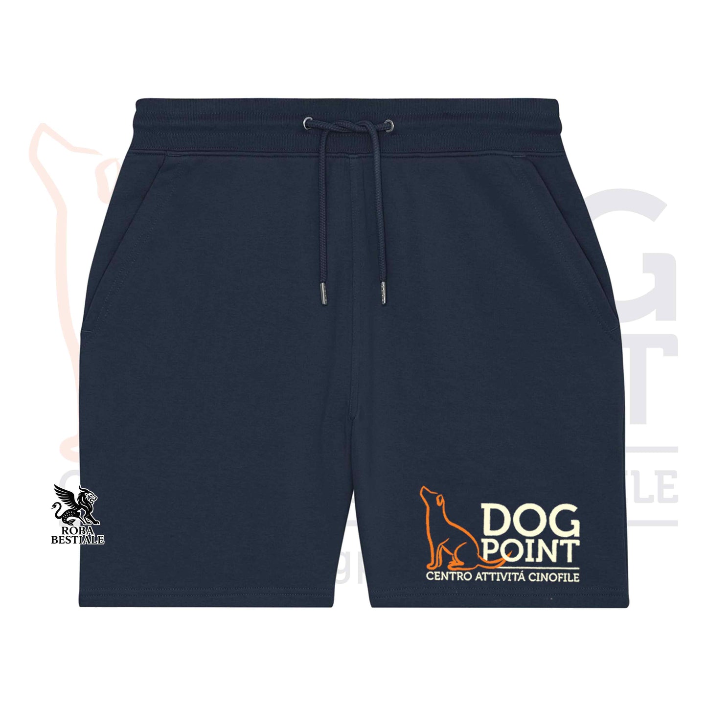 Pantaloncini DOG POINT - "Cosmo" - Neri o Navy, Uomo o Donna, in Cotone - Dalla XS alla XL