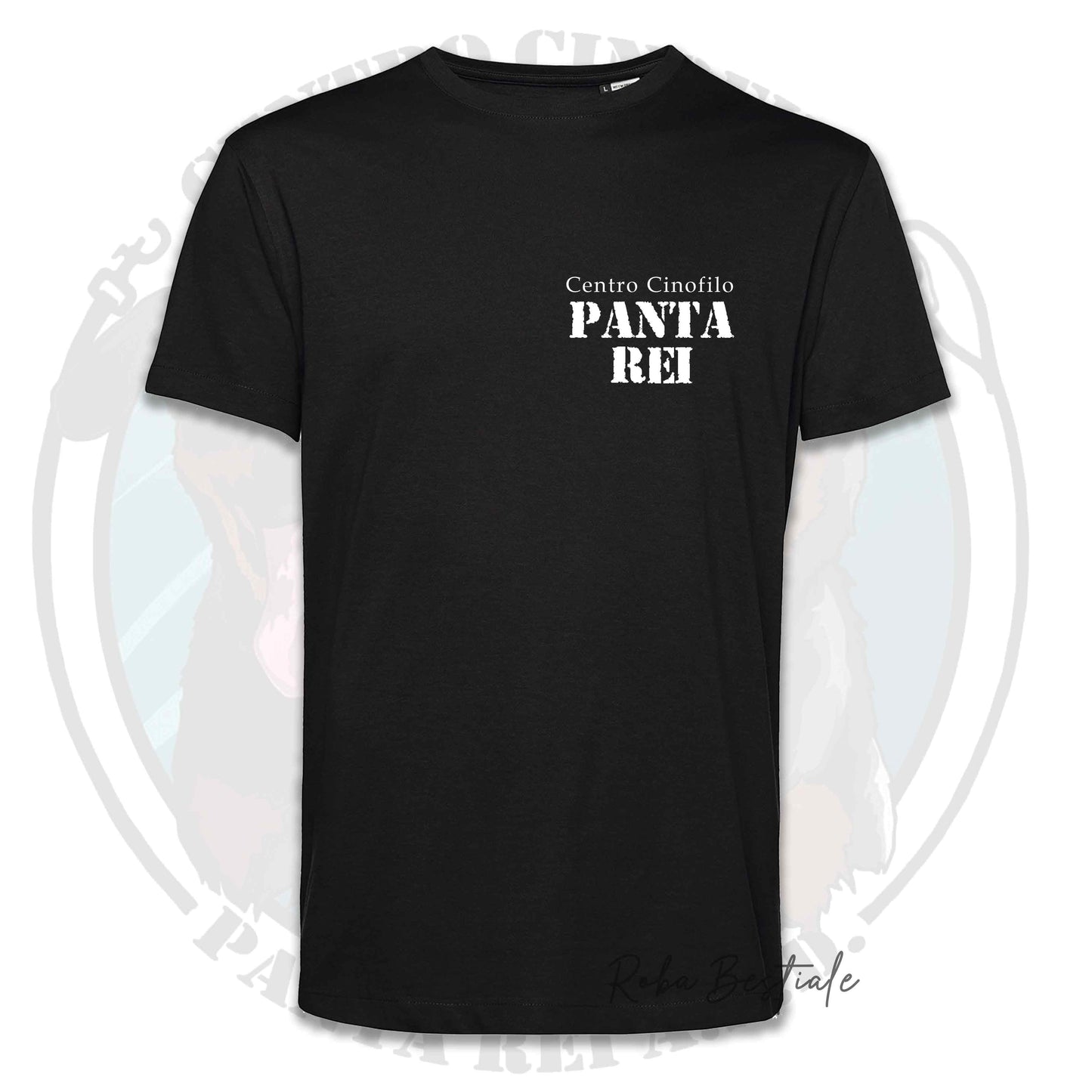 T-Shirt PANTA REI asd - BIANCA, GRIGIA o AZZURRA, 100% Cotone, Uomo o Donna - dalla XS alla 5XL