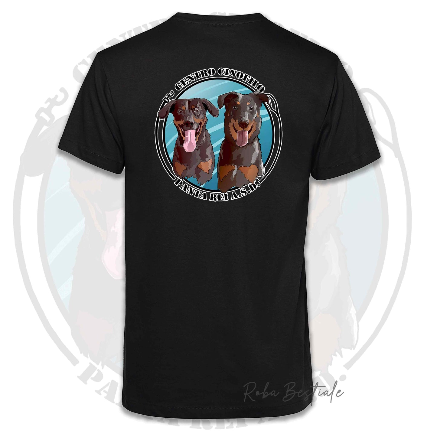 T-Shirt PANTA REI asd - BIANCA, GRIGIA o AZZURRA, 100% Cotone, Uomo o Donna - dalla XS alla 5XL