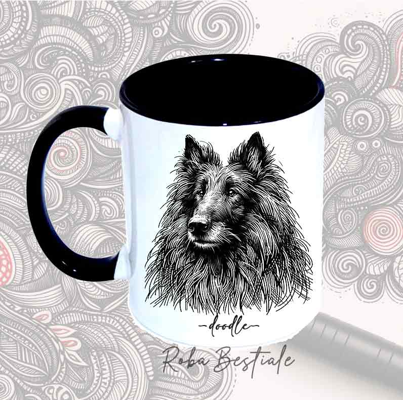 DOODLE Mug - BELGIAN SHEPHERD GROENENDAEL