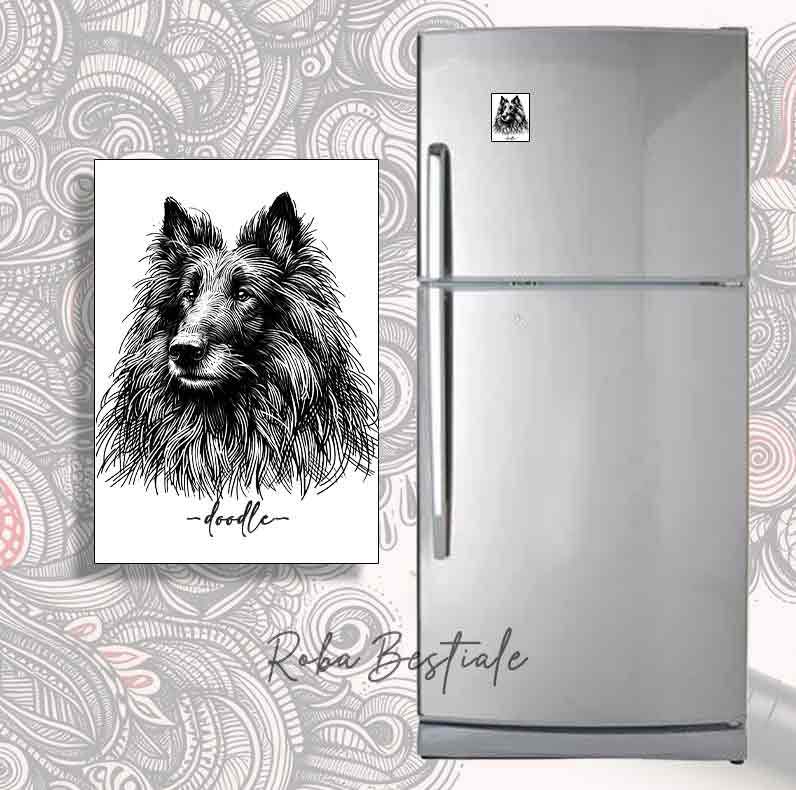 Magnete DOODLE - PASTORE BELGA GROENENDAEL
