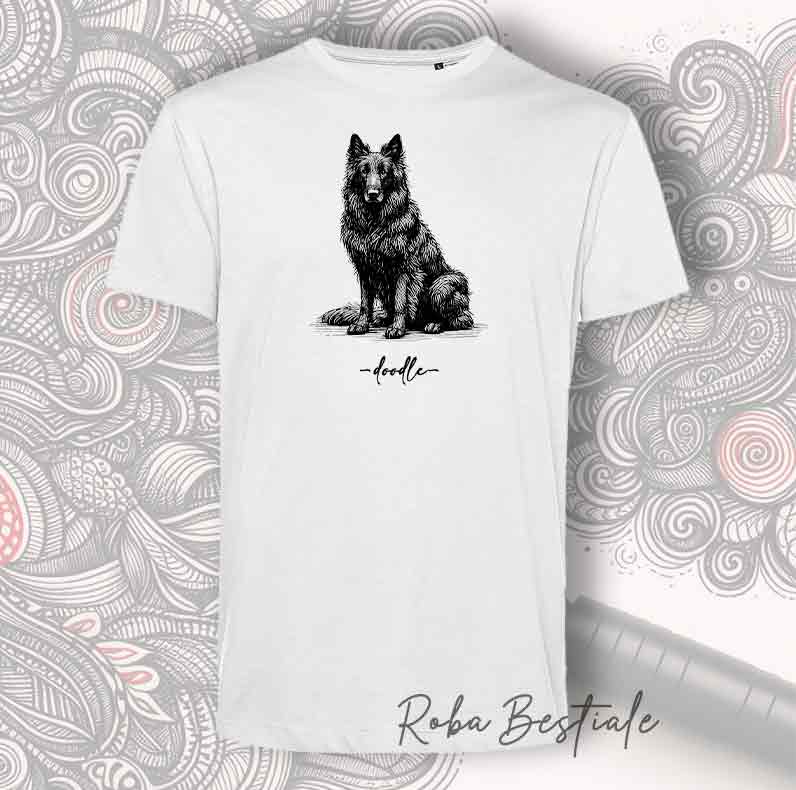 T-Shirt DOODLE - PASTORE BELGA GROENENDAEL
