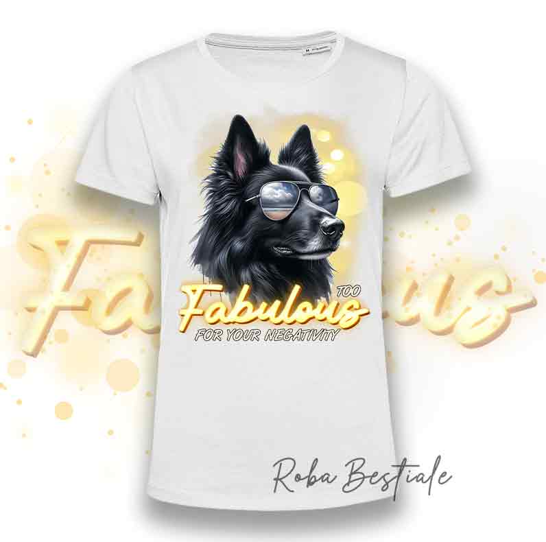T-Shirt TOO FABULOUS - PASTORE BELGA GROENENDAL