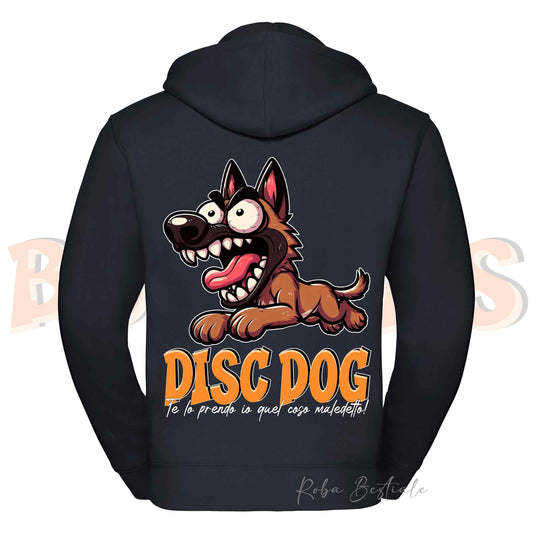Felpa BONKERS - PASTORE BELGA MALINOIS - Con Cappuccio e Full Zip, Uomo o Donna, in tanti colori - dalla XS alla 5XL