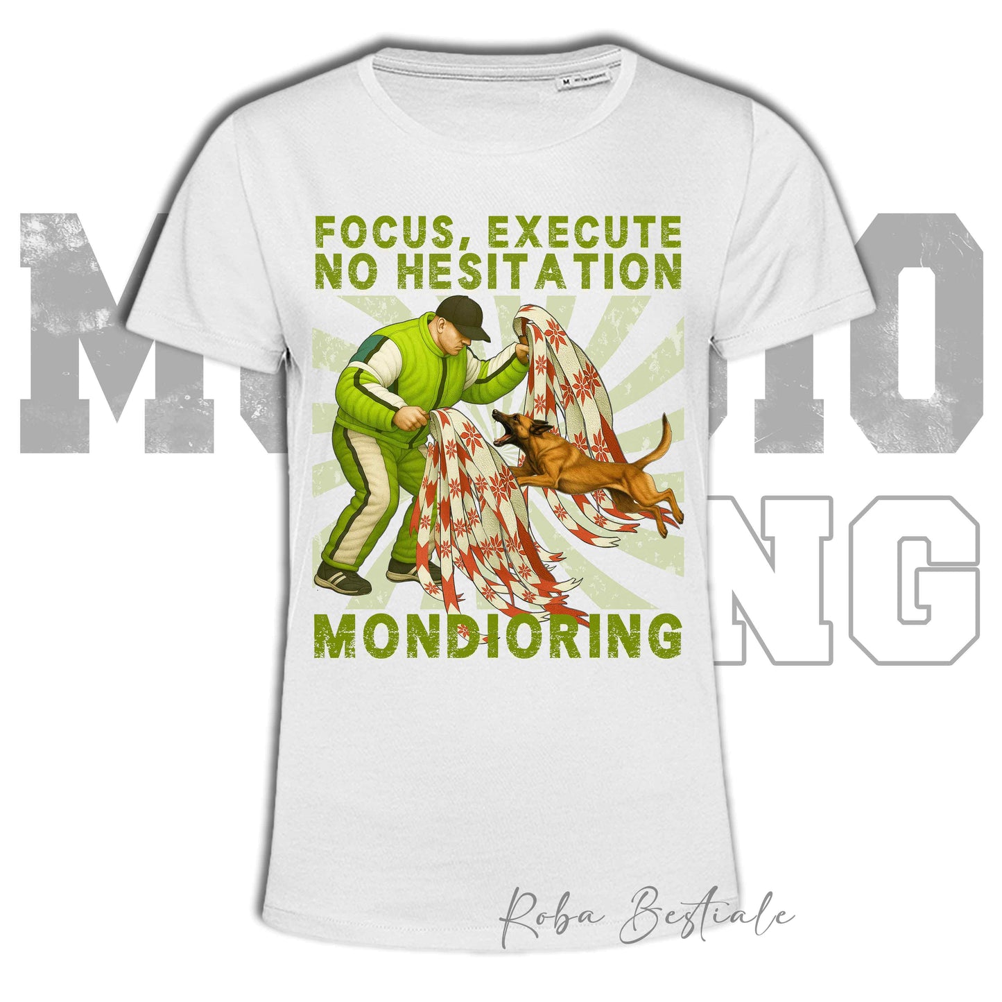 T-Shirt MONDIORING4 - PASTORE BELGA MALINOIS - Uomo o Donna - dalla XS alla 5XL