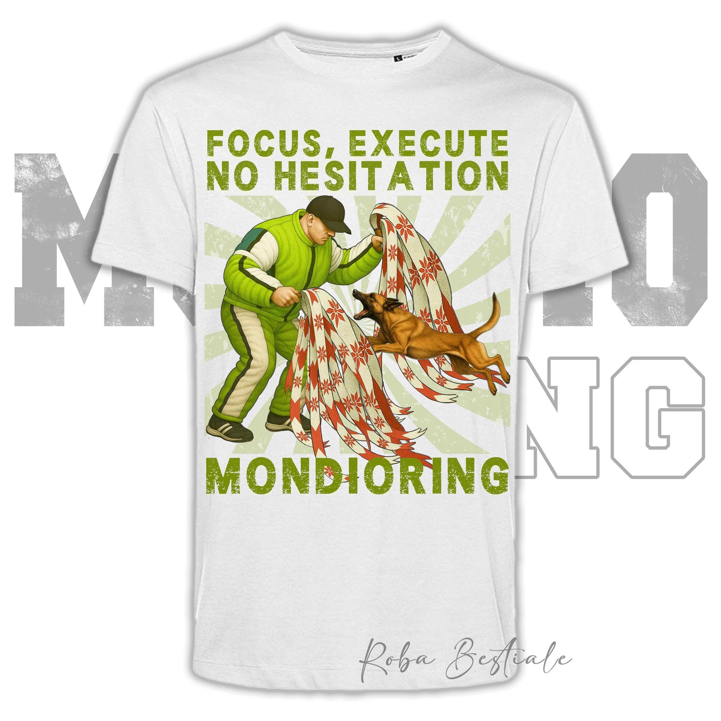 T-Shirt MONDIORING4 - PASTORE BELGA MALINOIS - Uomo o Donna - dalla XS alla 5XL