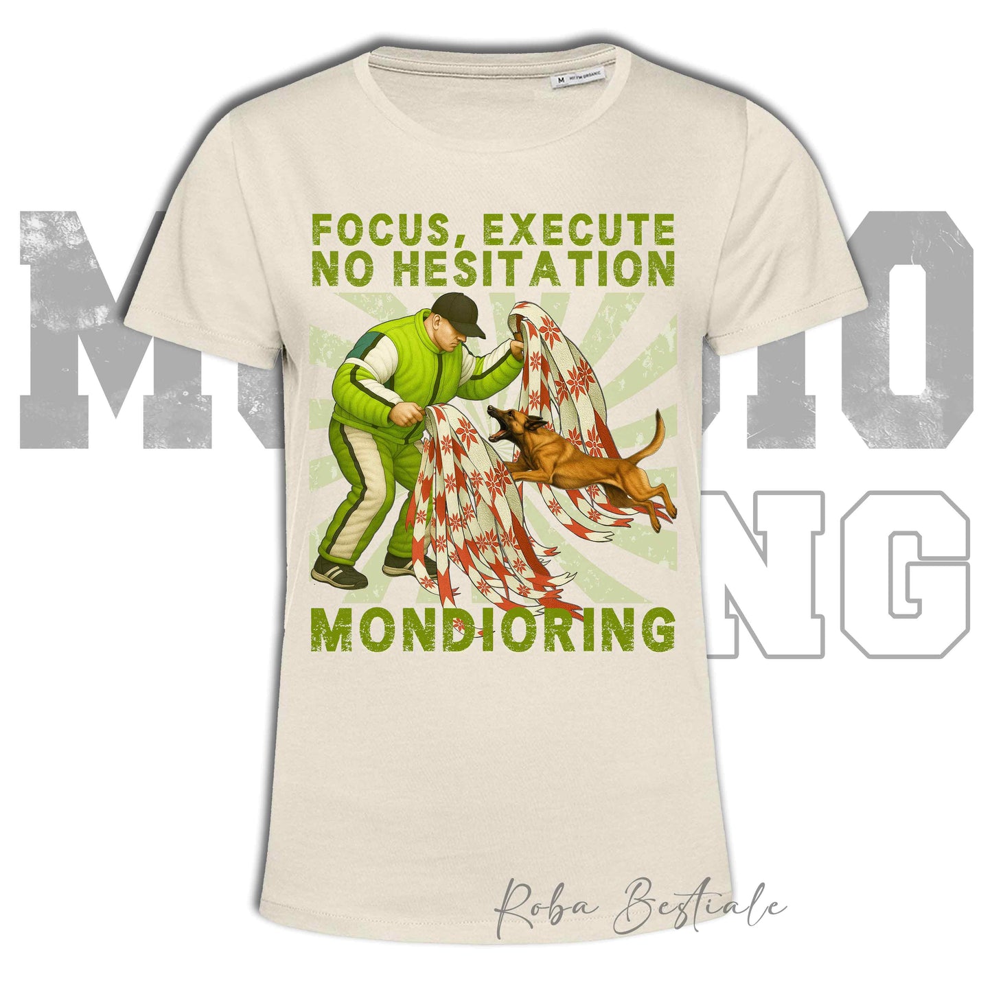 T-Shirt MONDIORING4 - PASTORE BELGA MALINOIS - Uomo o Donna - dalla XS alla 5XL