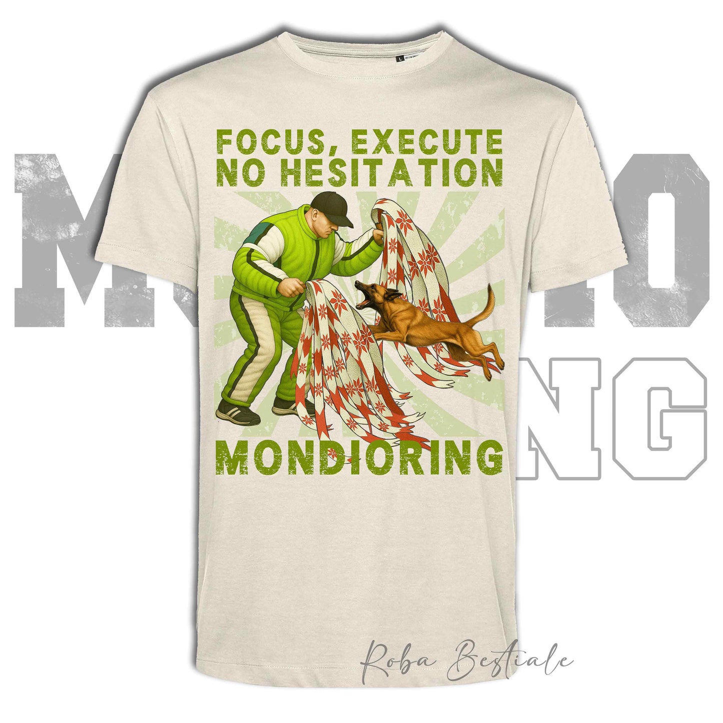 T-Shirt MONDIORING4 - PASTORE BELGA MALINOIS - Uomo o Donna - dalla XS alla 5XL