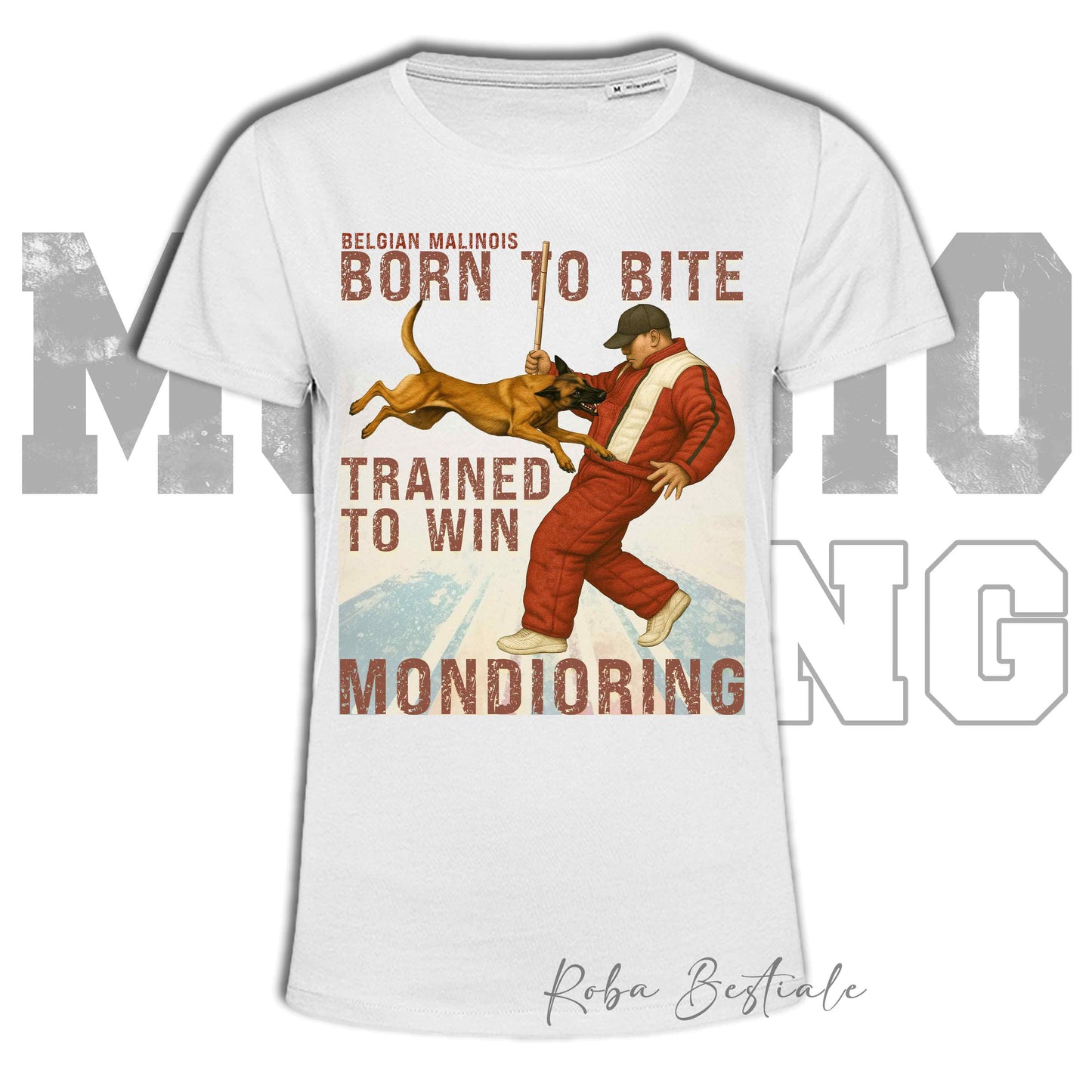 T-Shirt MONDIORING1 - PASTORE BELGA MALINOIS - Uomo o Donna - dalla XS alla 5XL