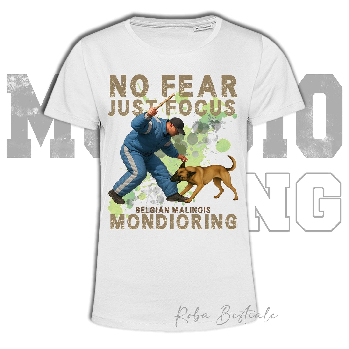 T-Shirt MONDIORING2 - PASTORE BELGA MALINOIS - Uomo o Donna - dalla XS alla 5XL