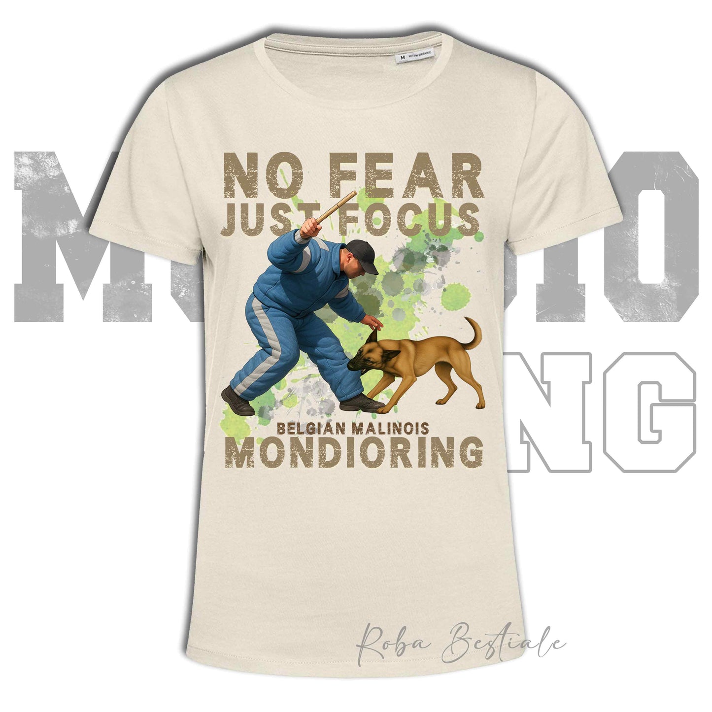 T-Shirt MONDIORING2 - PASTORE BELGA MALINOIS - Uomo o Donna - dalla XS alla 5XL
