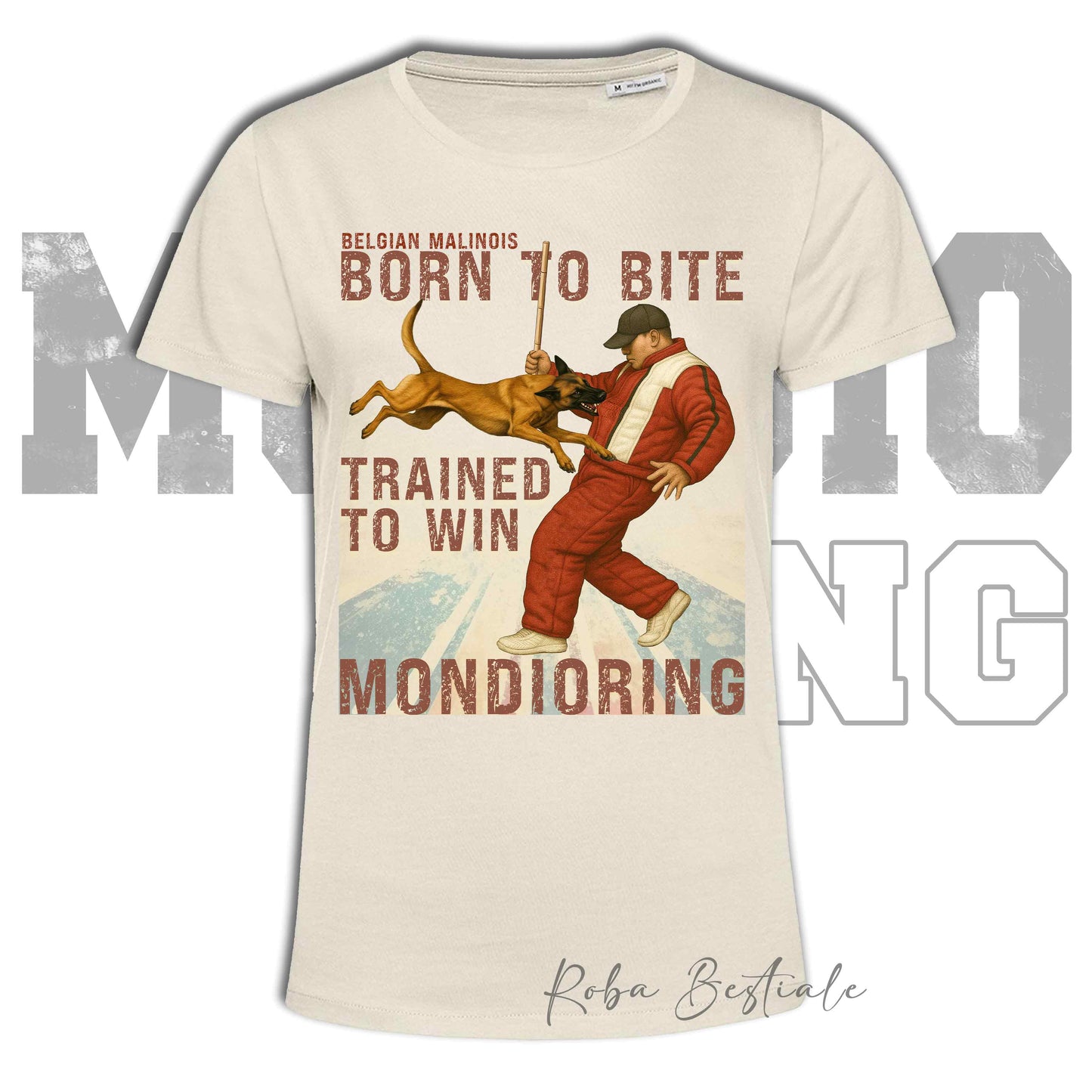 T-Shirt MONDIORING1 - PASTORE BELGA MALINOIS - Uomo o Donna - dalla XS alla 5XL