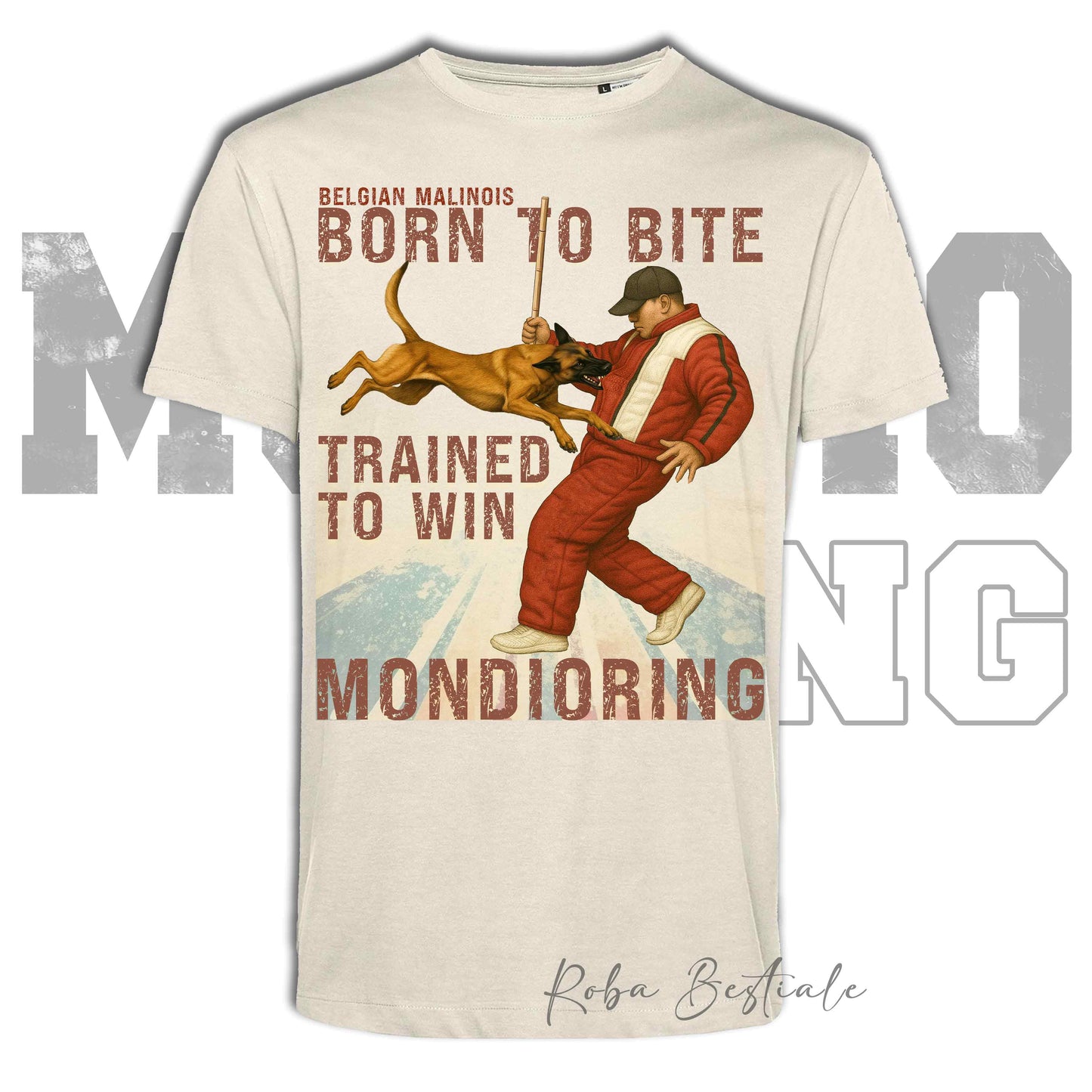 T-Shirt MONDIORING1 - PASTORE BELGA MALINOIS - Uomo o Donna - dalla XS alla 5XL