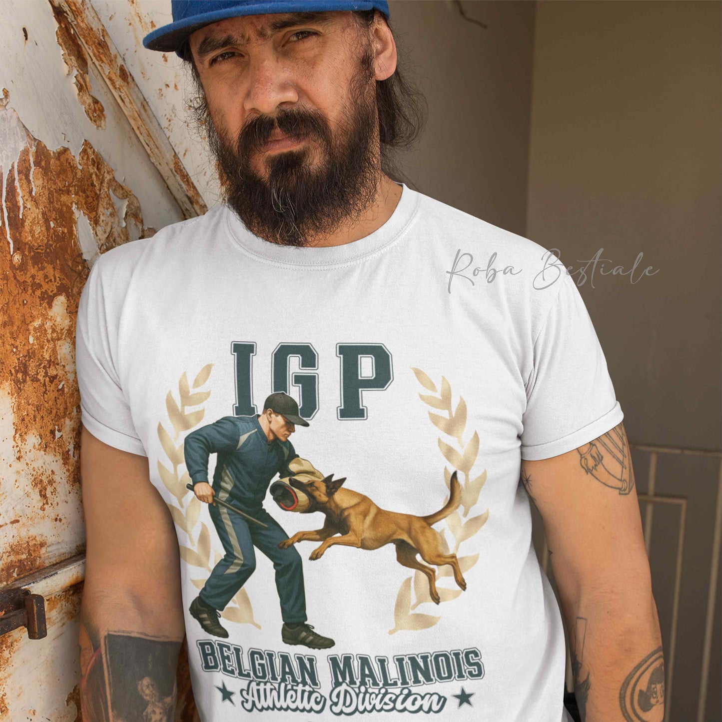 T-Shirt IGP ATTACK - PASTORE BELGA MALINOIS - Uomo o Donna - dalla XS alla 5XL