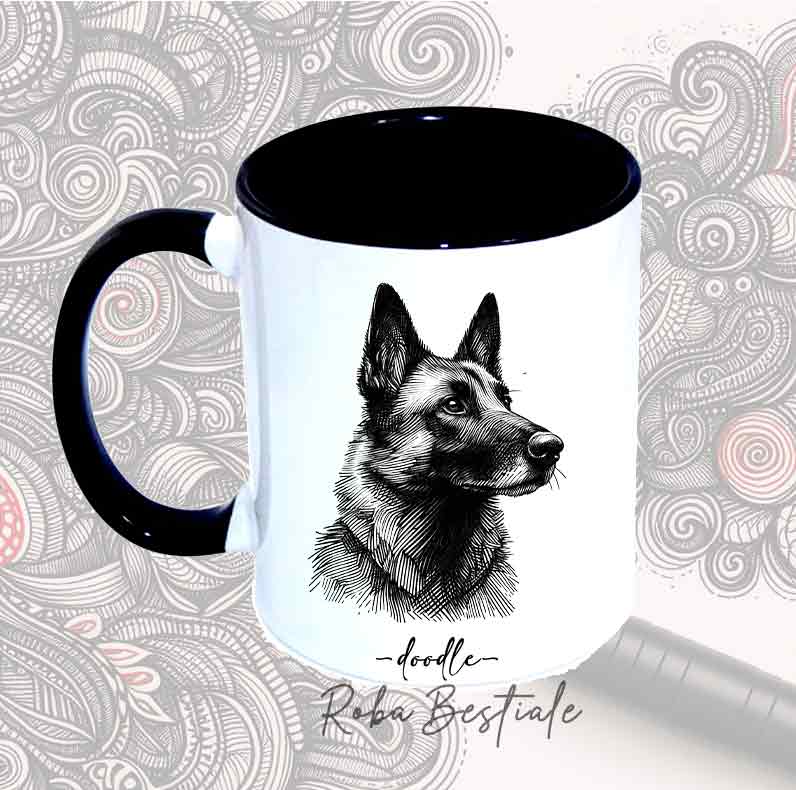 Tazza DOODLE - PASTORE BELGA MALINOIS