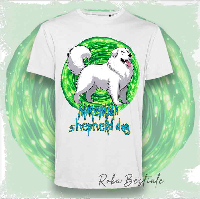 RICK & MORTY T-Shirt - MAREMMANO ABRUZZE SHEPHERD