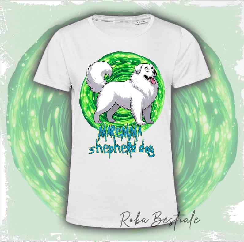 RICK & MORTY T-Shirt - MAREMMANO ABRUZZE SHEPHERD