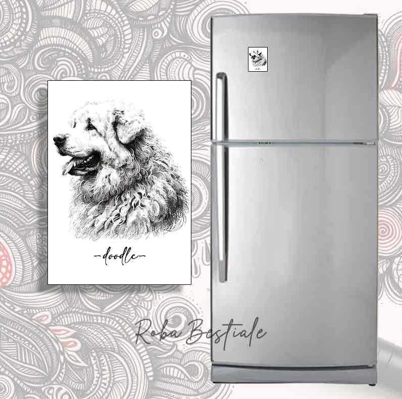 Magnet DOODLE - MAREMMANO ABRUZZESE SHEPHERD