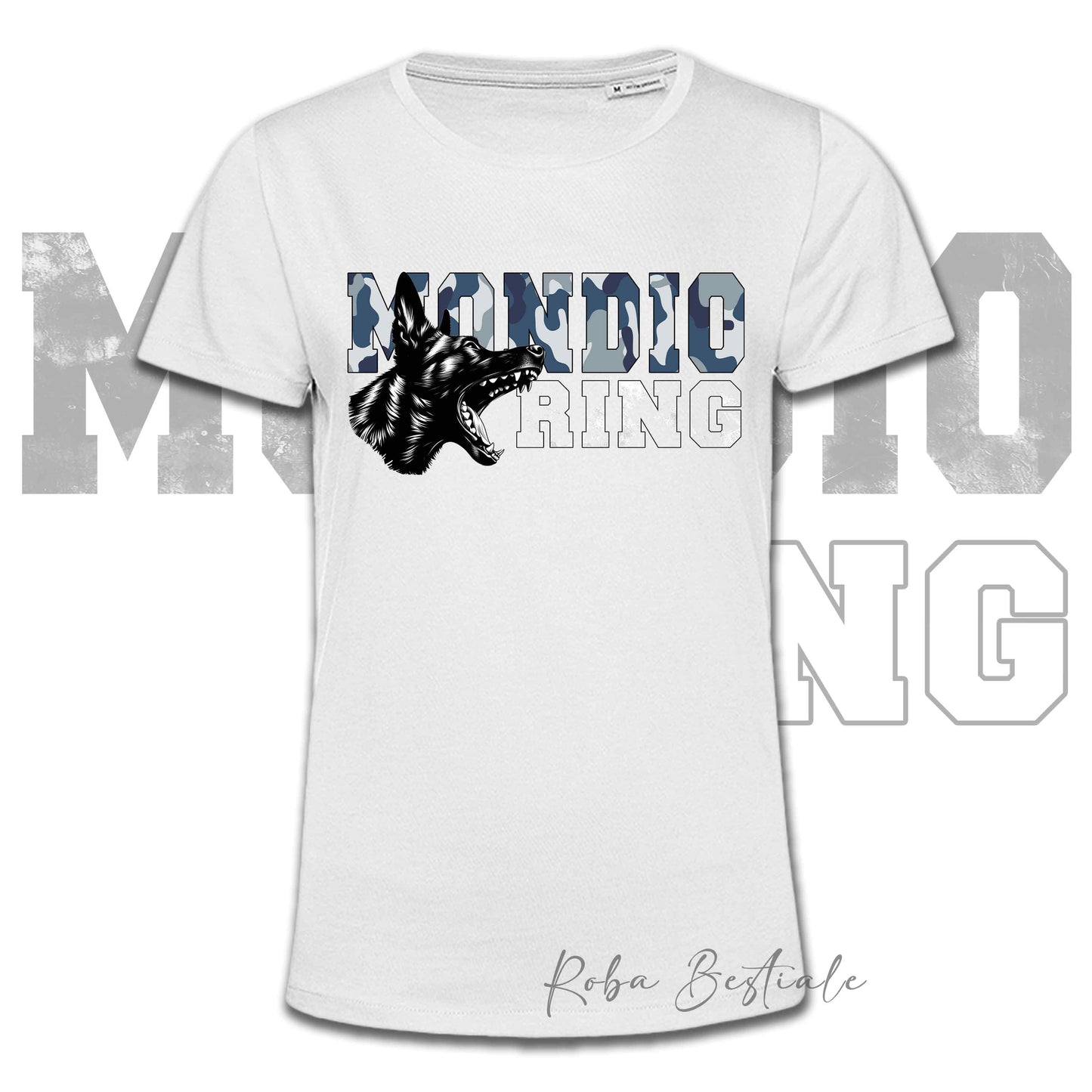 T-Shirt MONDIORING3 - PASTORE OLANDESE a Pelo Corto - Stampa in colore a scelta, Uomo o Donna - dalla XS alla 5XL