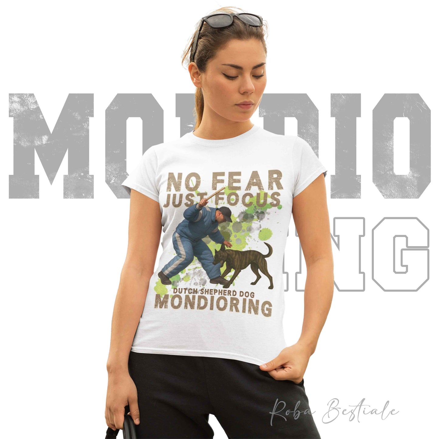 T-Shirt MONDIORING2 - PASTORE OLANDESE - Uomo o Donna - dalla XS alla 5XL